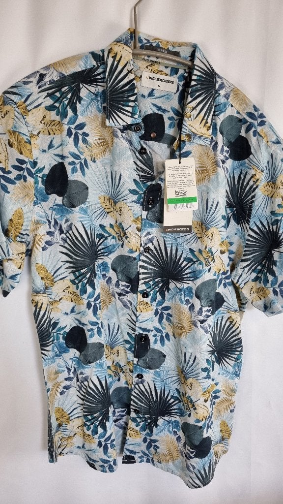 Heren overhemd blouse korte mouw mk No Excess mt M en L nieu, Kleding | Heren, Overhemden, -, -, Nieuw, Overige halswijdtes