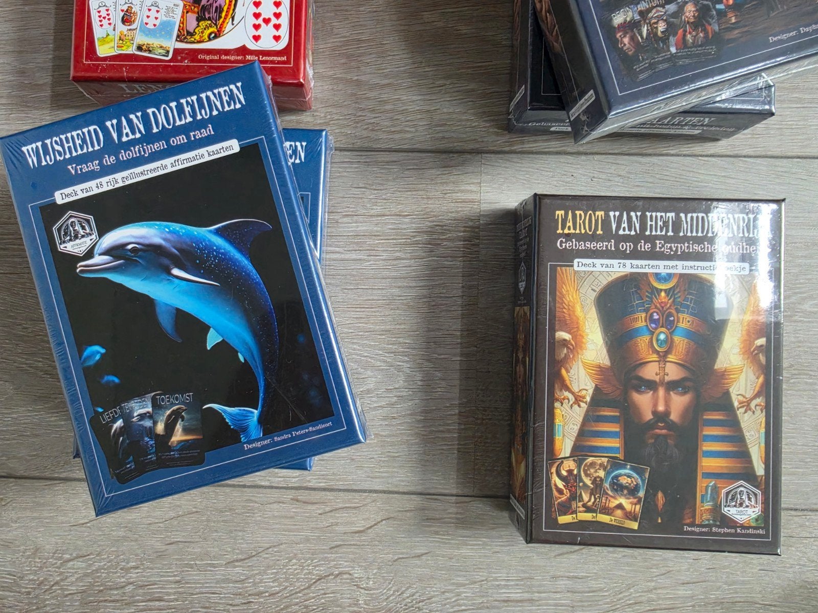 nieuw , tarrot kaarten , diverse verschillende dozen, Ophalen, Nieuw, Tarot of Kaarten leggen, Overige typen