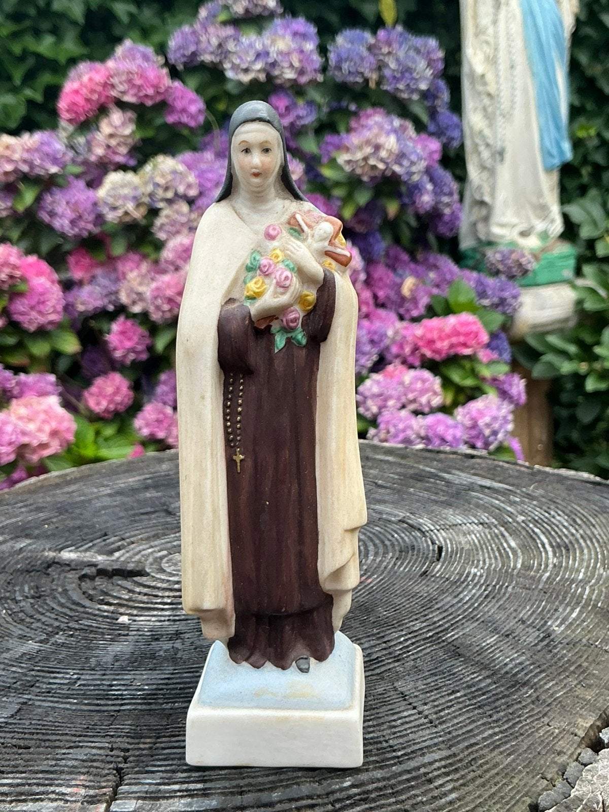 Oud porseleinen GOEBEL beeld ❤️ Heilige Theresia v Lisieux, Ophalen of Verzenden