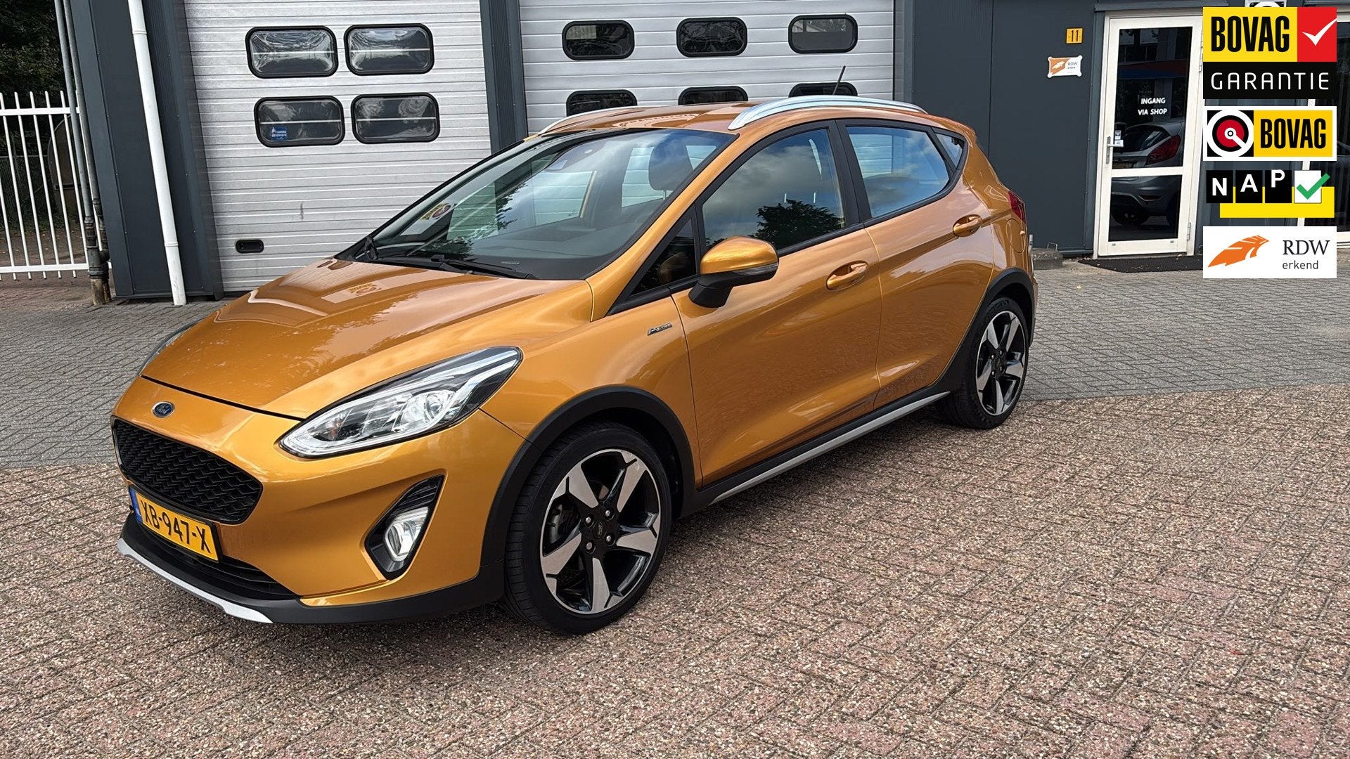 Ford Fiesta 1.0 EcoBoost Active First Edition, Auto's, Dealer onderhouden, Gebruikt, Euro 6, 100 pk