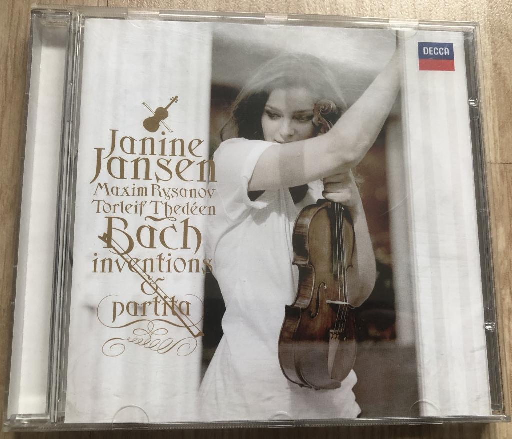 BACH - JANINE JANSEN - INVENTIONS & PARTITA, Cd's en Dvd's, Ophalen of Verzenden, Barok, Zo goed als nieuw, Overige typen