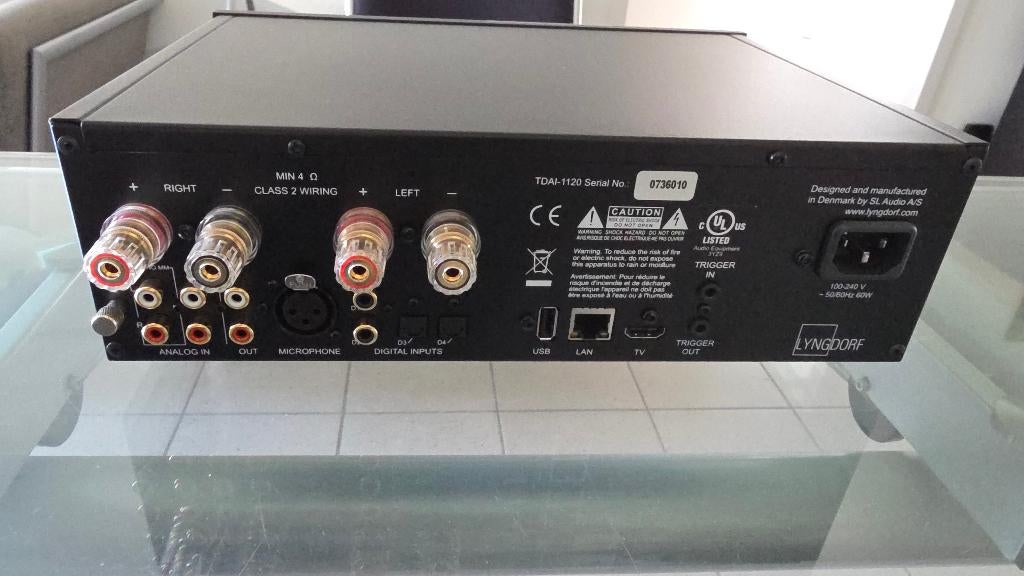 Lyngdorf tdai-1120, Audio, Tv en Foto, Versterkers en Receivers, Overige systemen, Zo goed als nieuw, 120 watt of meer, Ophalen