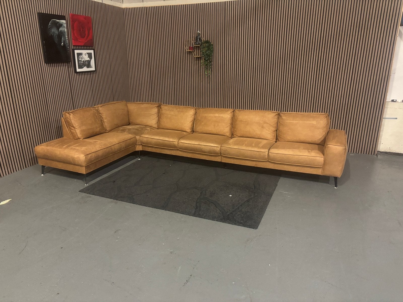 GRATIS LEVERING Haco Belfast Hoekbank 400x210 GEREINIGD, Huis en Inrichting, Banken | Bankstellen, Hoekbank, 300 cm of meer, Ophalen of Verzenden