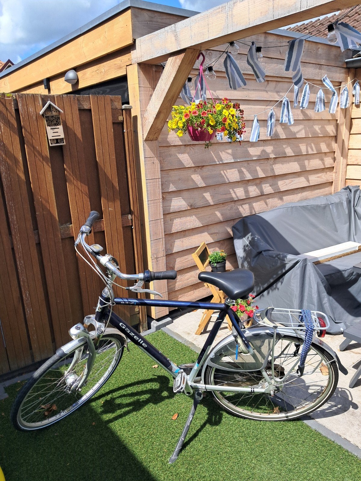 Gazelle fiets, Fietsen en Brommers, Fietsen | Tandems, Ophalen, Minder dan 10 versnellingen, Gebruikt, Velgrem