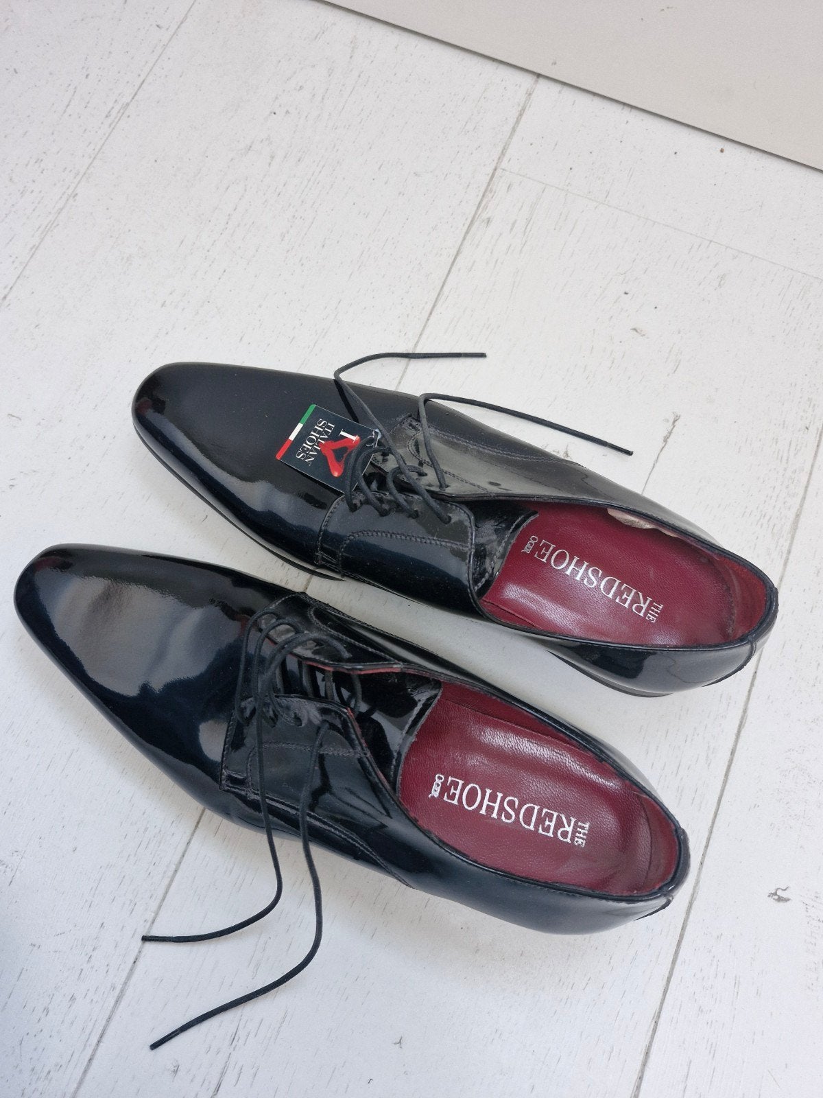 Nieuwe Oger Redshoe lakleren veterschoenen, maat 40.5, Ophalen