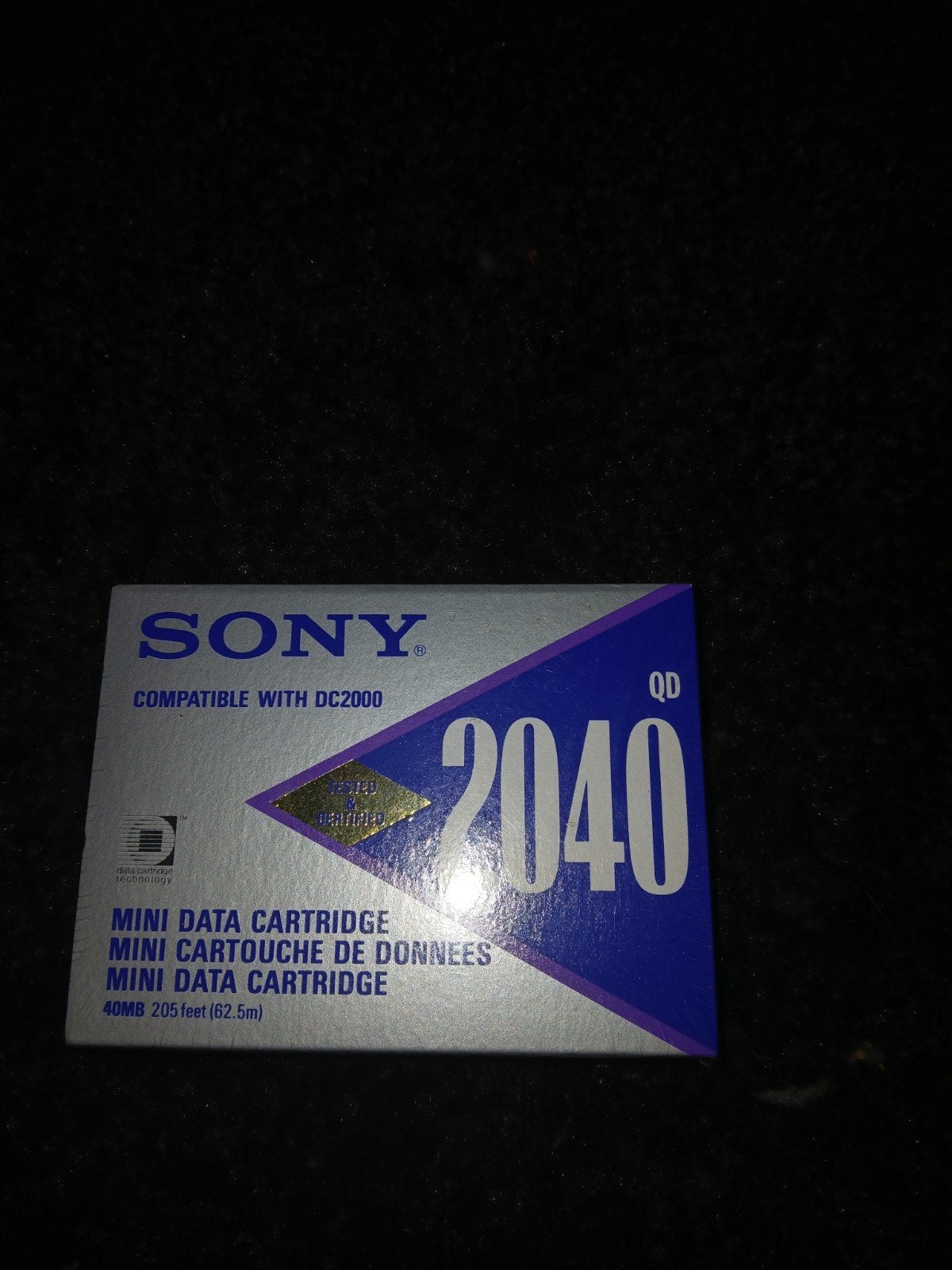Nieuwe Sony QD2040 Mini Data Cartridge 40MB DC2000, Intern, HDD, Nieuw, Ophalen of Verzenden