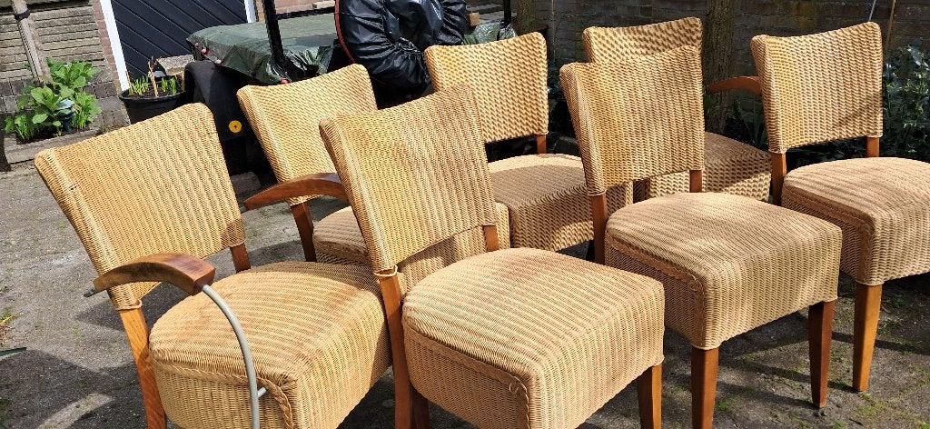 Retro / bistro stoelen, Ophalen, Gebruikt, Vijf, Zes of meer stoelen, Retro