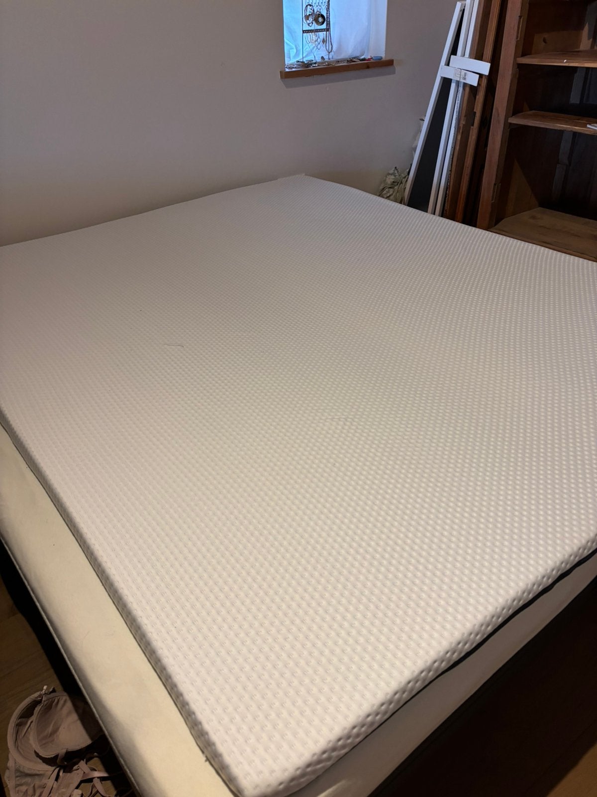 Topper EMMA vrijwel nieuw!!, Huis en Inrichting, Slaapkamer | Matrassen en Bedbodems, Ophalen, Zo goed als nieuw, Tweepersoons
