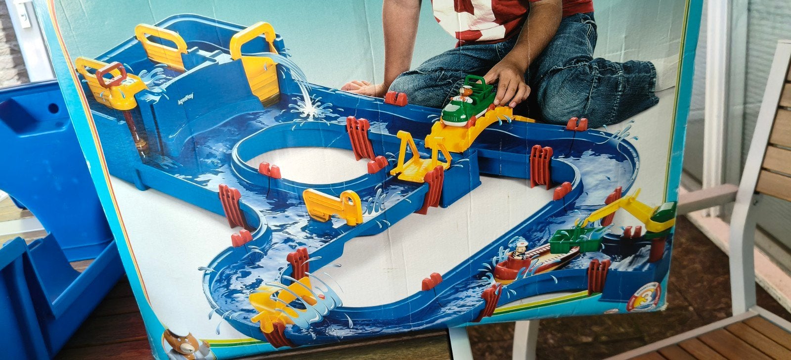 AquaPlay 530 Waterbaan met veel extra's, water speelgoed, Ophalen of Verzenden, Gebruikt
