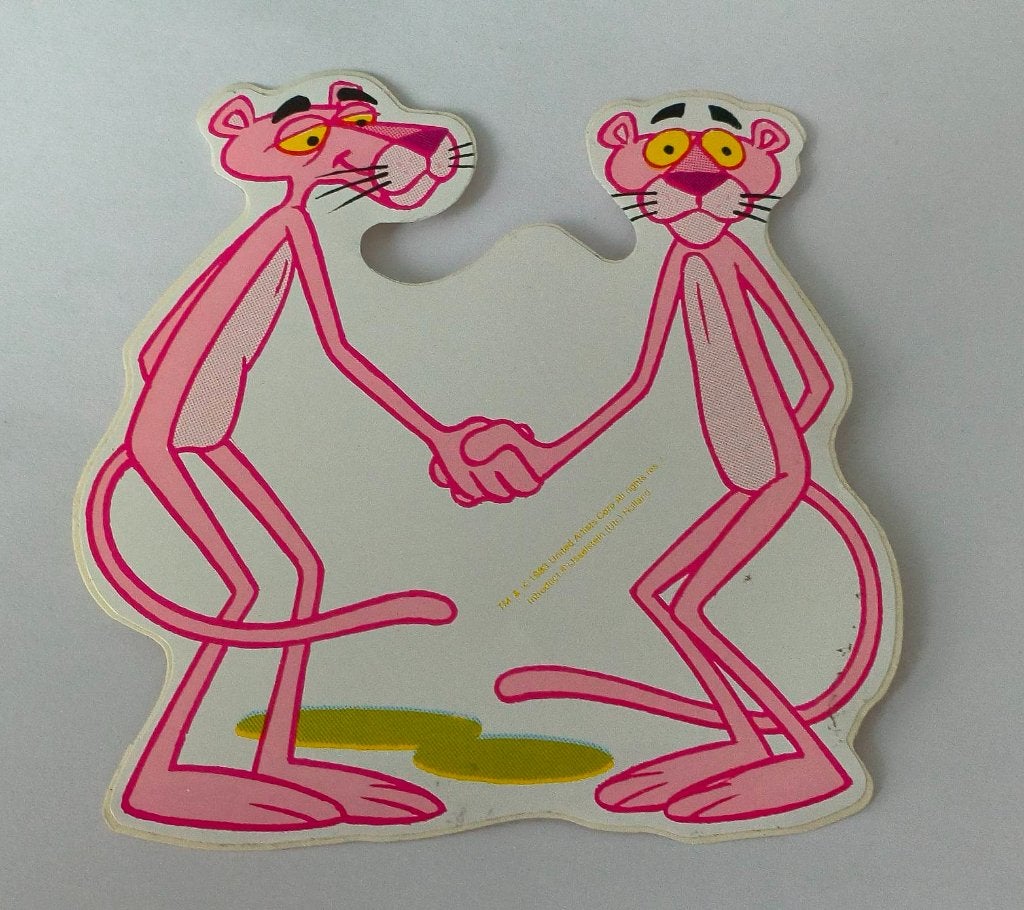 Sticker Roze Panter (1), Ophalen of Verzenden, Zo goed als nieuw, Strip of Tekenfilm