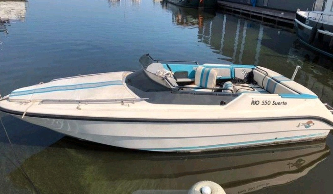 rio suerte 550 / bayliner santiago, Overige merken, Buitenboordmotor, 10 pk, Zonnedek
