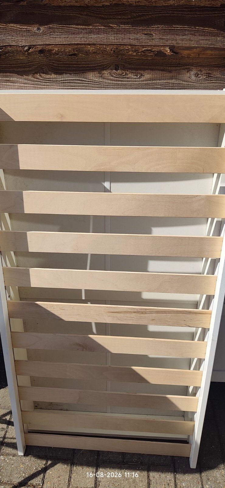 Peuterbed met opberglade, matras en dekentjes, 70 tot 85 cm, 140 tot 160 cm, Zo goed als nieuw, Ophalen