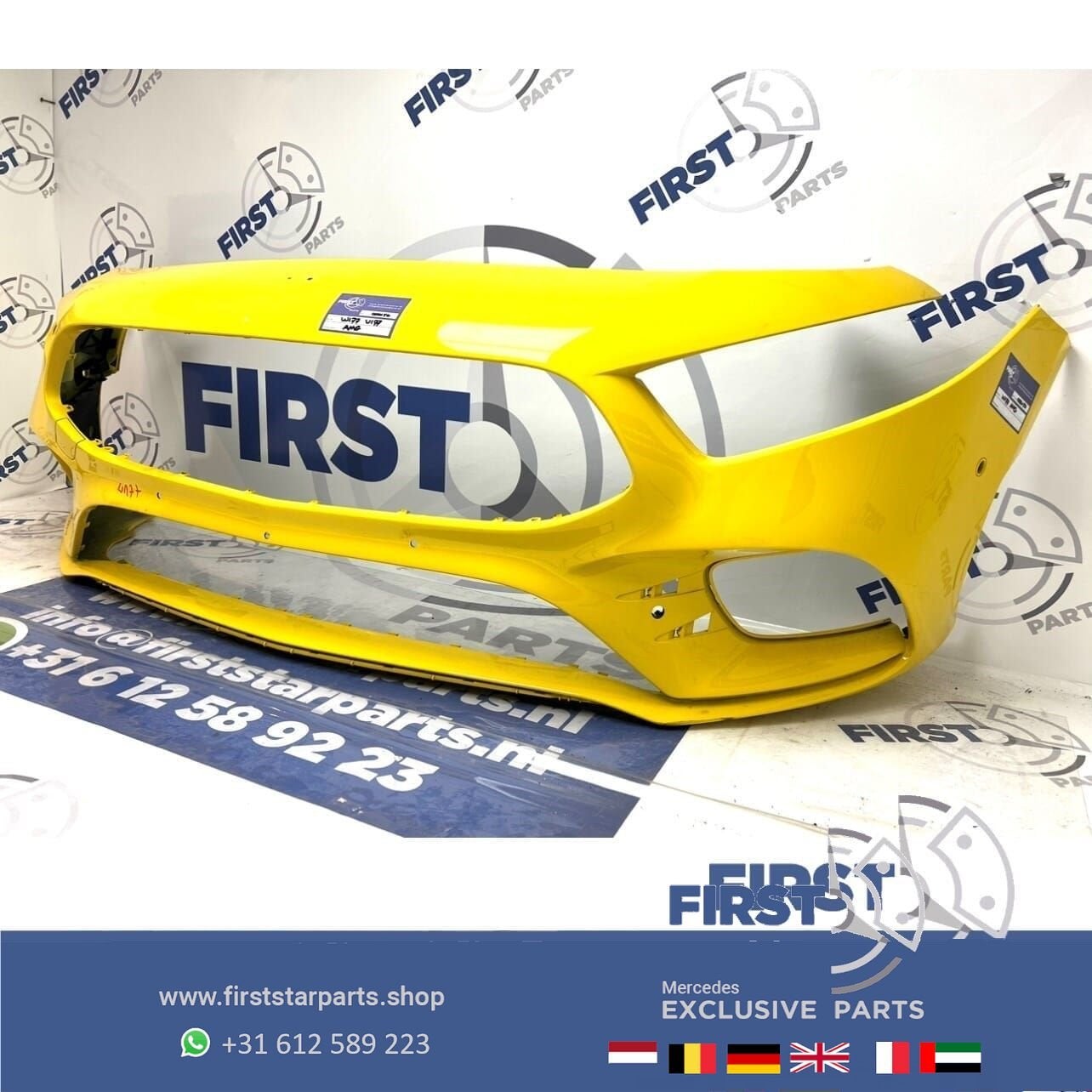 W177 BUMPER Mercedes A Klasse AMG VOORBUMPER WIT GRIJS ZWART