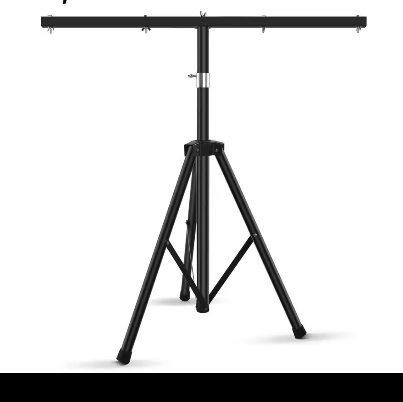 Pro Audio DJ Verstelbaar Statief met T-Bar voor Verlichting, Muziek en Instrumenten, Licht en Laser, Ophalen of Verzenden, Nieuw