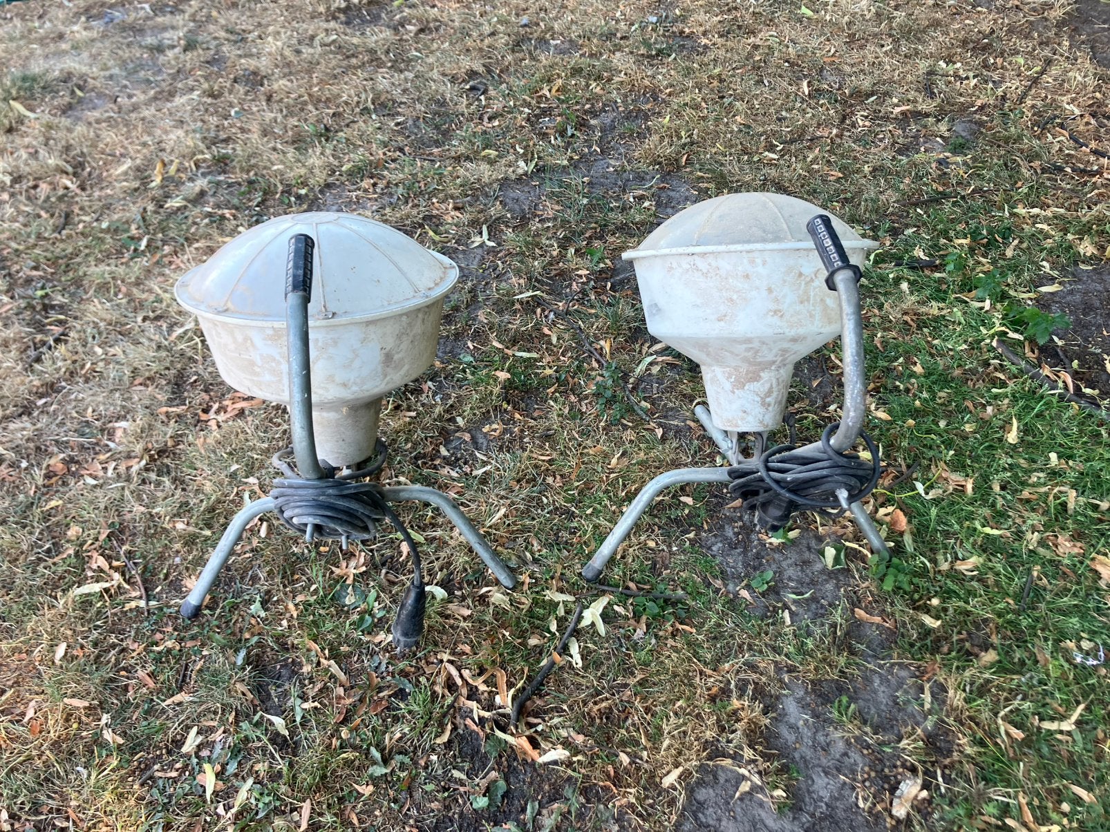 2 (bouw) lampen, Ophalen, Gebruikt, E27 (groot), Overige typen