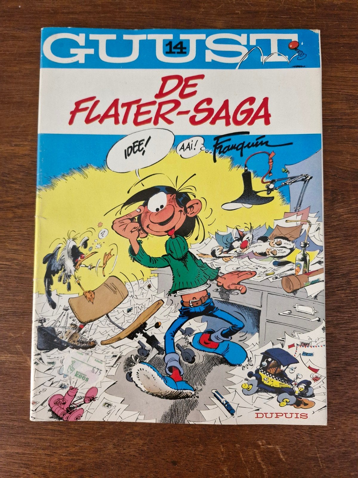 Guust Flater - Deel 14: De Flater-saga (1e druk 1982), Eén stripboek, Ophalen of Verzenden, Zo goed als nieuw