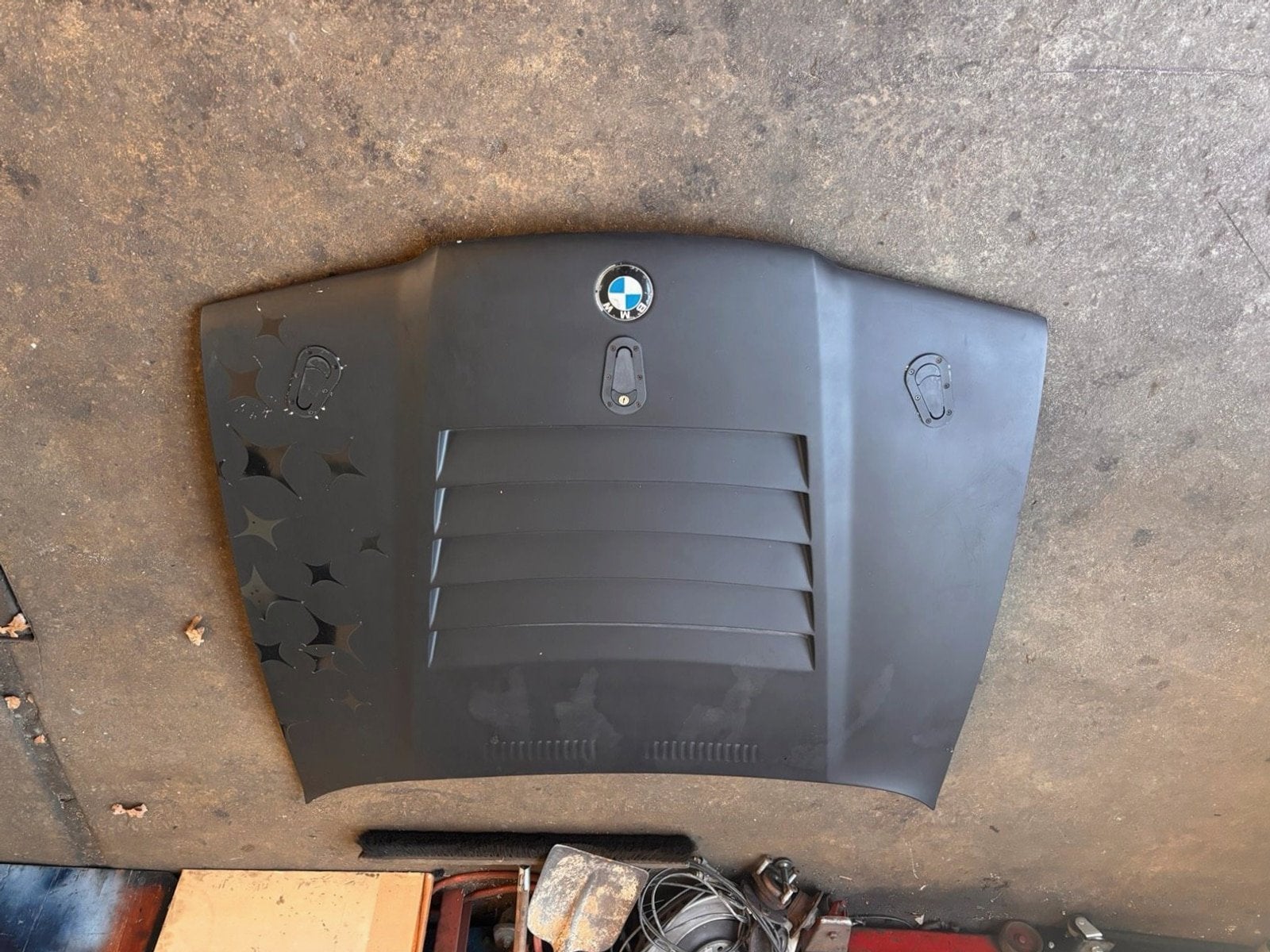 MW E36 Coupé GFK motorkap, Ophalen, Motorkap