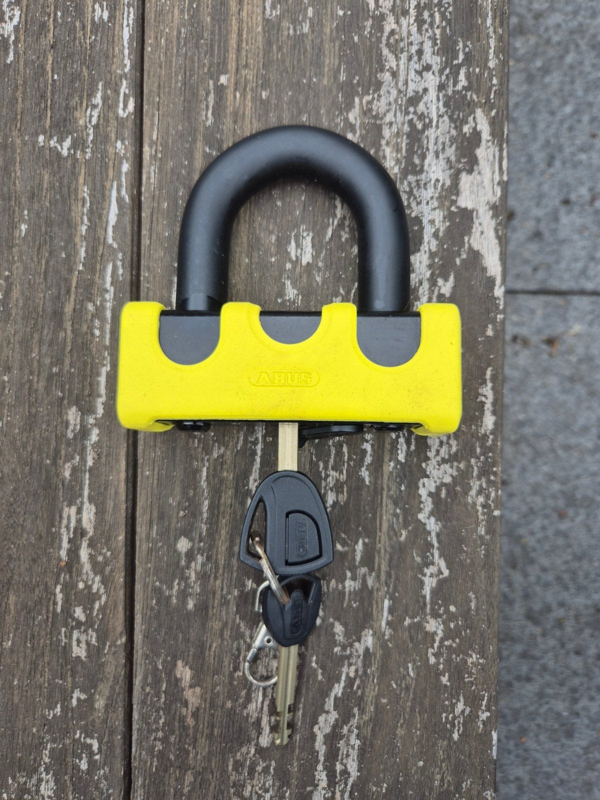 ABUS Granit 67 Power XS Schijfremslot Geel, Ophalen of Verzenden, Nieuw