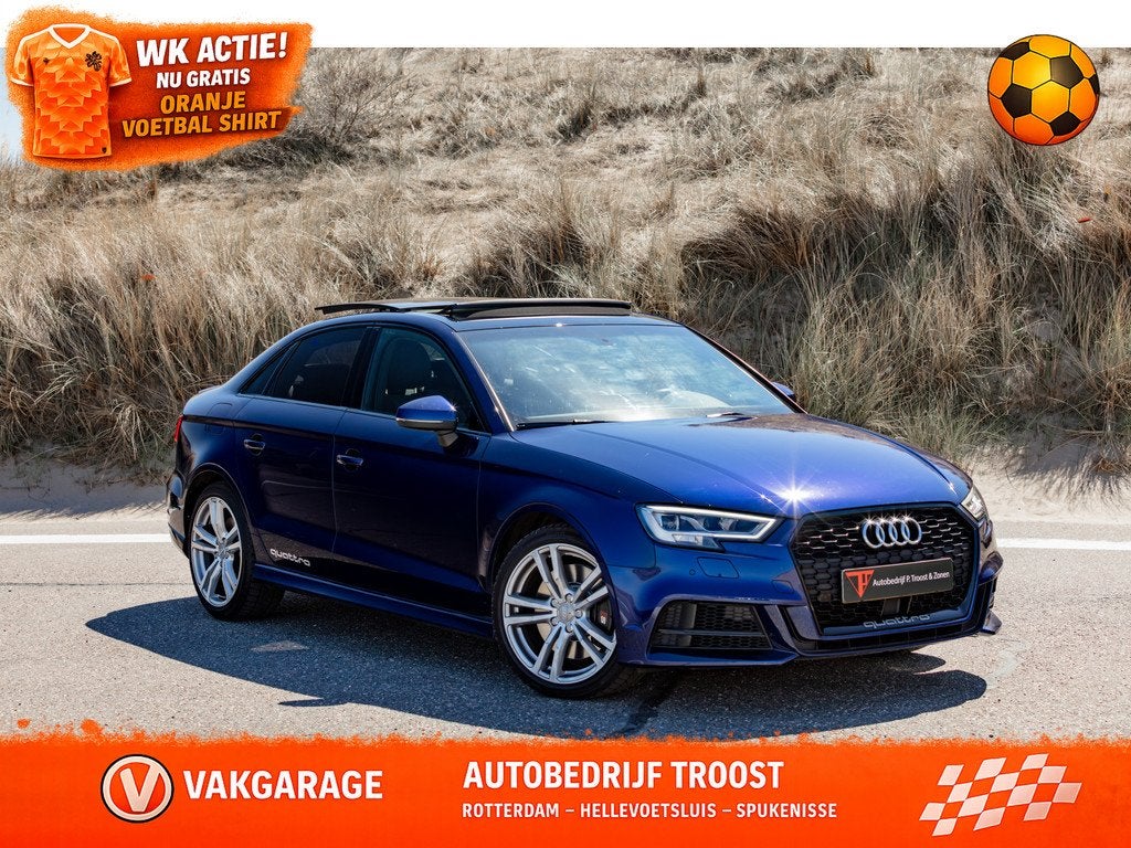 Audi A3 Limousine 2.0 TFSI S3 quattro Panoramadak/Navigatie/, Automaat, 12 maanden, Gebruikt, 4 cilinders