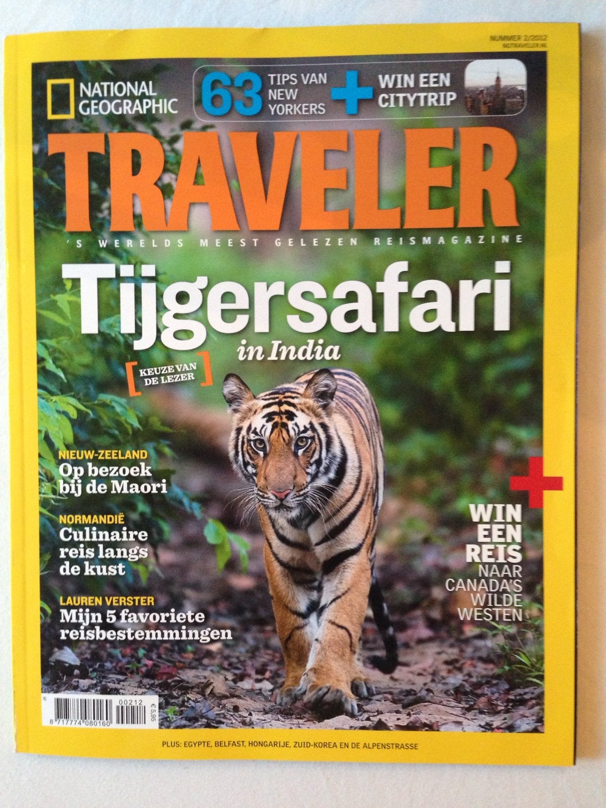National Geographic Traveler Tijgersafari 2/2012, Ophalen of Verzenden, Gelezen, Sport en Vrije tijd