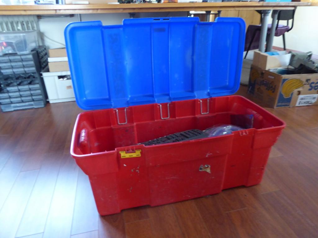 Kunststof opbergkist / speelgoedkist Curver, Huis en Inrichting, Woonaccessoires | Kisten, Gebruikt, Minder dan 50 cm, Minder dan 50 cm
