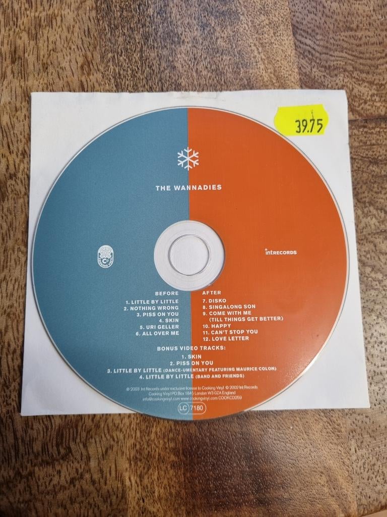 Cd The Wannadies ‎– Before & After

Alleen cd nr473, Ophalen of Verzenden, Zo goed als nieuw, Poprock