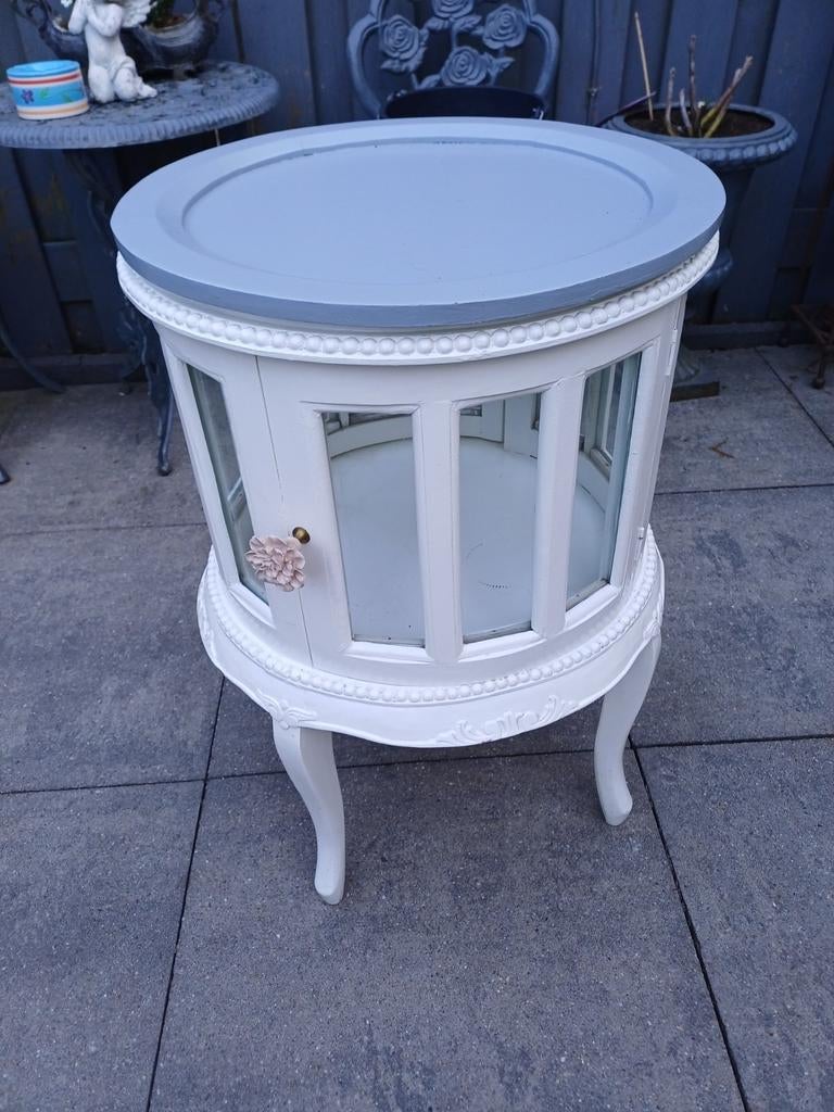 Queen ann style theekastje/drankenkastje brocant, Ophalen, Gebruikt