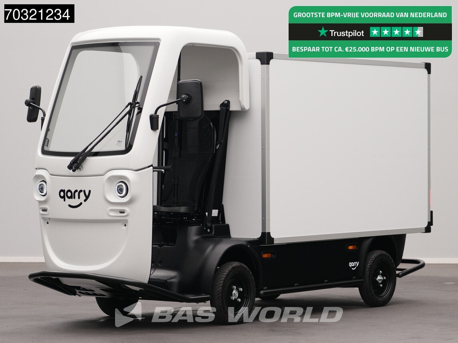 Qarry Run-E Smart City Vehicle - NEW - AM license - 100% El, Diversen, Brommobielen en Scootmobielen, Ophalen of Verzenden, Nieuw