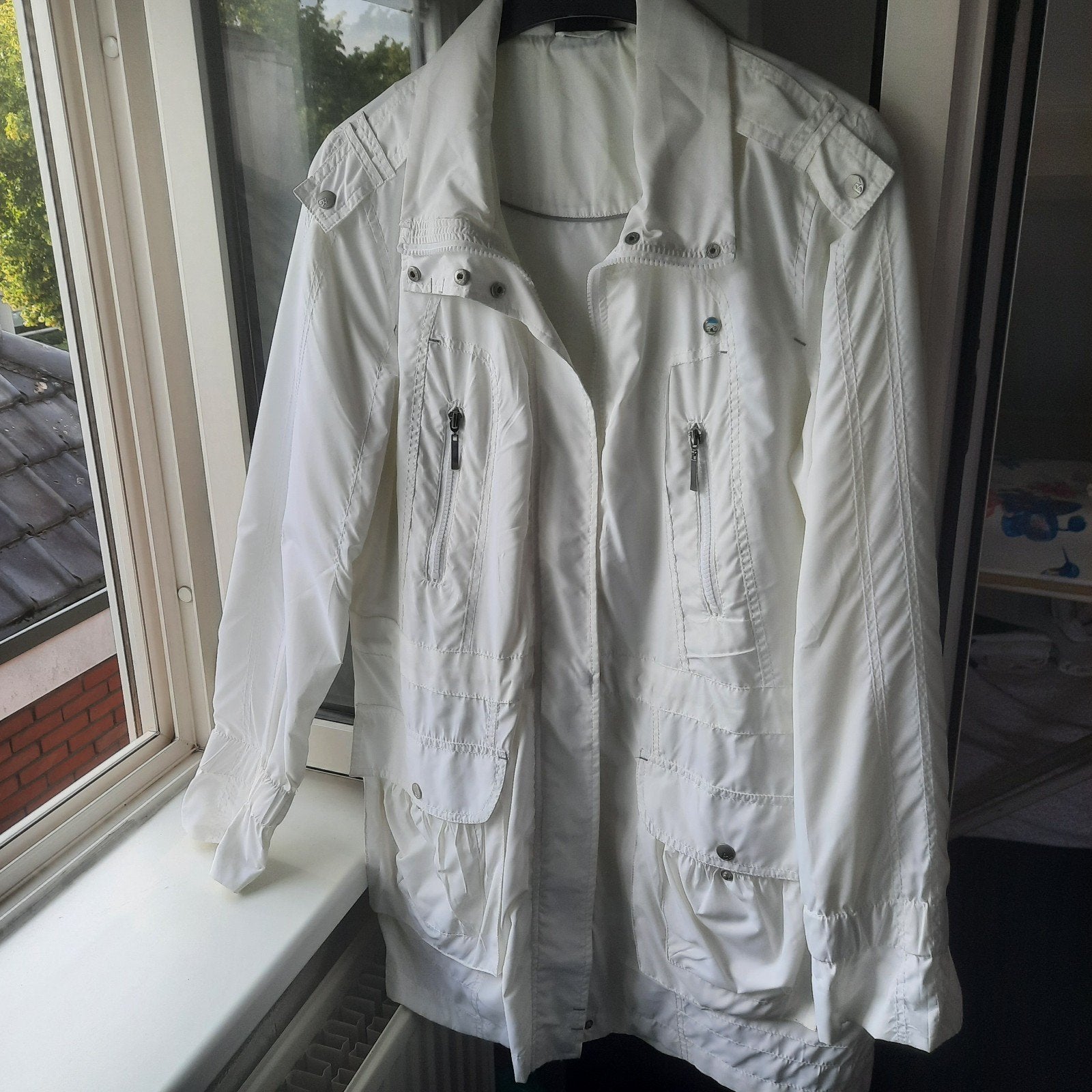 Witte Zomerjas Maat L, Ophalen of Verzenden, Zo goed als nieuw, Maat 42/44 (L), Wit