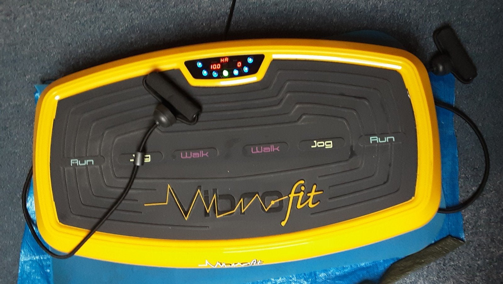 Vibrofit Trilplaat - weinig gebruikt, Sport en Fitness, Fitnessapparatuur, Zo goed als nieuw, Trilplaat, Armen, Benen, Borst, Buik