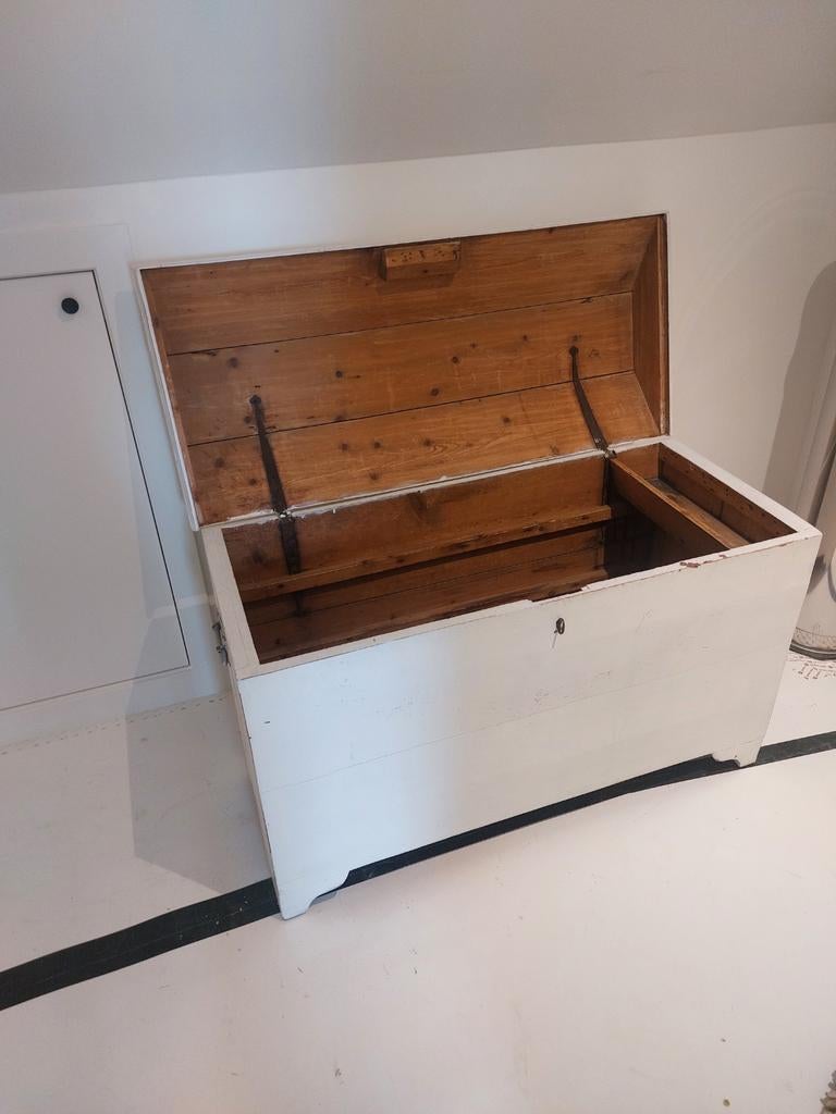 Dekenkist voor bijvoorbeeld speelgoed/verkleedkleding/kussen, Ophalen, Gebruikt, 100 tot 150 cm, 50 tot 75 cm