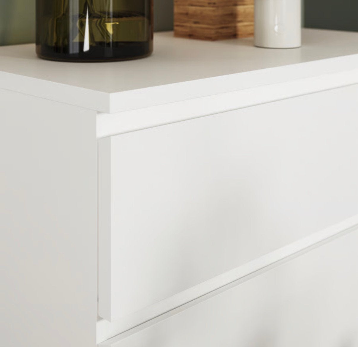 Ikea Malm ladekast, 3 lades, wit, 80x78cm (NIEUW) in doos., Ophalen, 5 laden of meer, 50 tot 100 cm, Zo goed als nieuw