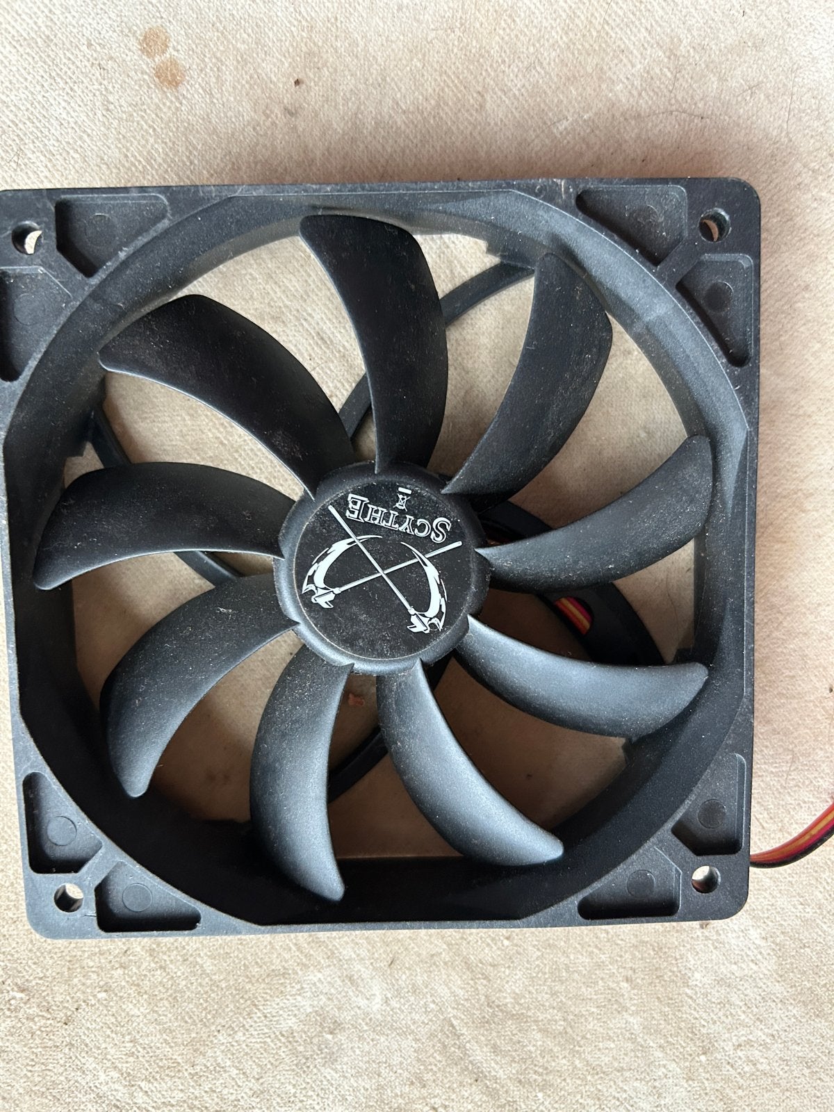 Scythe SY1225SL12LM-P PC Ventilator (120mm), Computers en Software, Computerkoelers, Ophalen, Gebruikt, Luchtkoeling