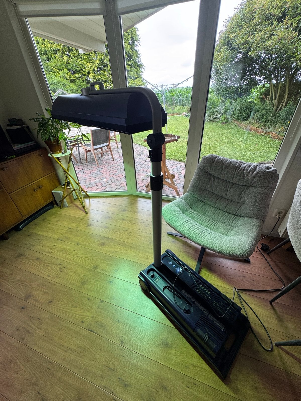 Philips Sunmobile HB824 inklapbare zonnehemel, Ophalen, Gebruikt, Zonnebank enkelzijdig, Minder dan 10 lampen