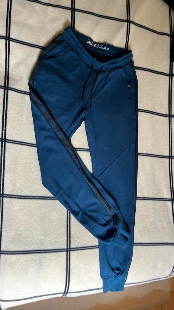Salty dog joggingbroek 170 blauw, Ophalen of Verzenden, Zo goed als nieuw, Jongen, Broek