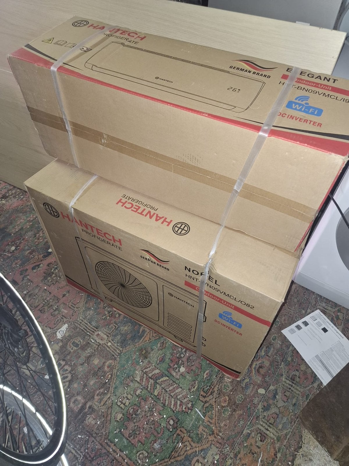 NIEUW HANTECH Airco 9000BTU WiFi Inverter Incl Montageset, Ophalen, Koelen en Ontvochtigen, Minder dan 60 m³, Timer