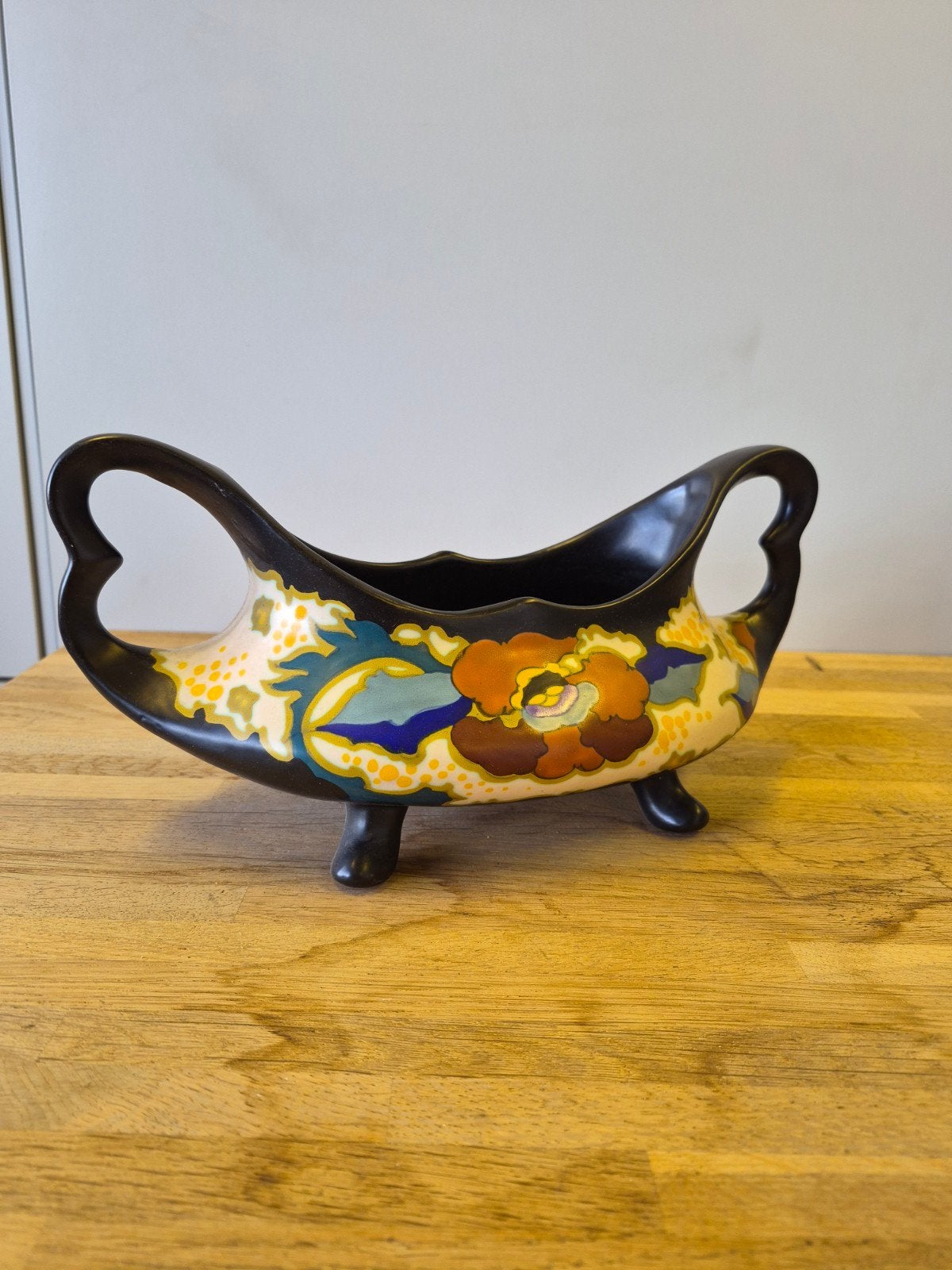 Gouda Holland Plateel "Lydia" schaal - handgeschilderd, Antiek en Kunst, Ophalen