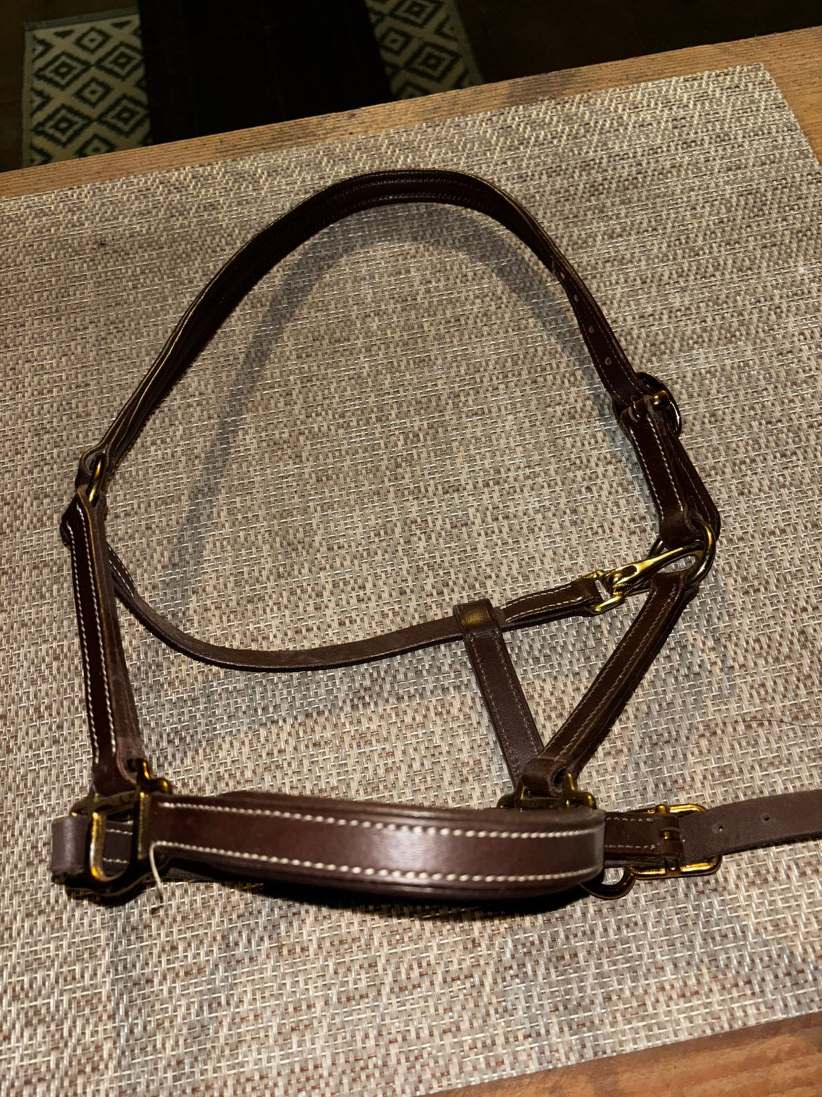 Leren halster pony nieuw, Dieren en Toebehoren, Bruin, Nieuw, Halster, Ophalen of Verzenden