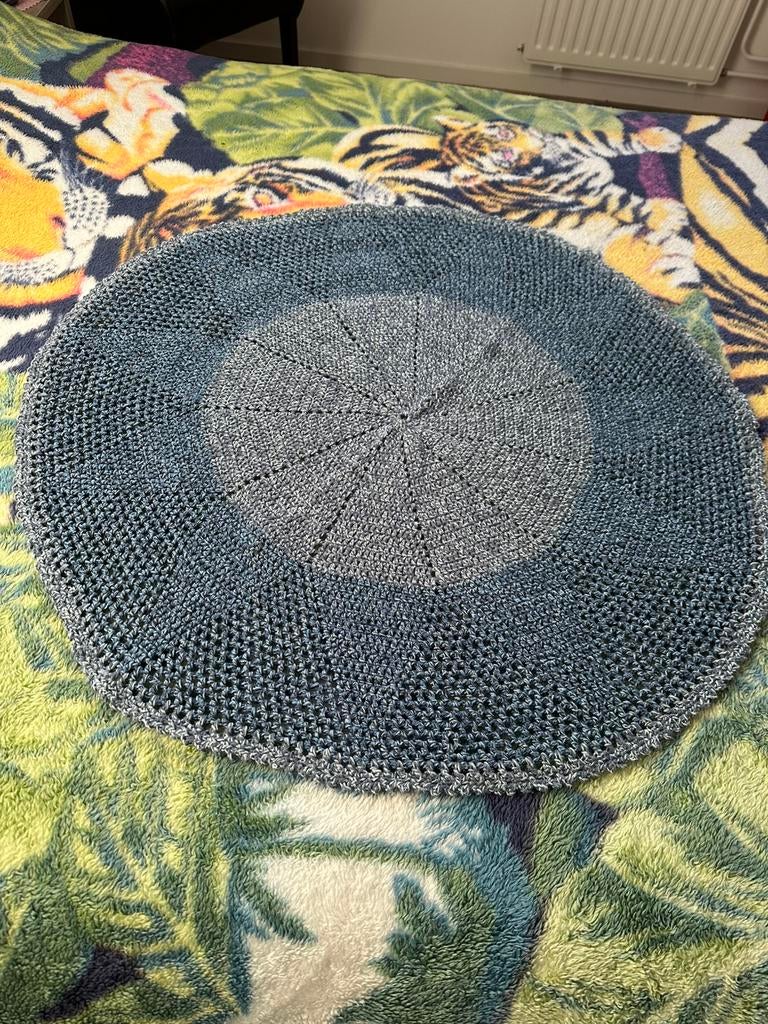 2 mooie gehaakte (tafel) kleedjes., Ophalen of Verzenden, Zo goed als nieuw, Rond
