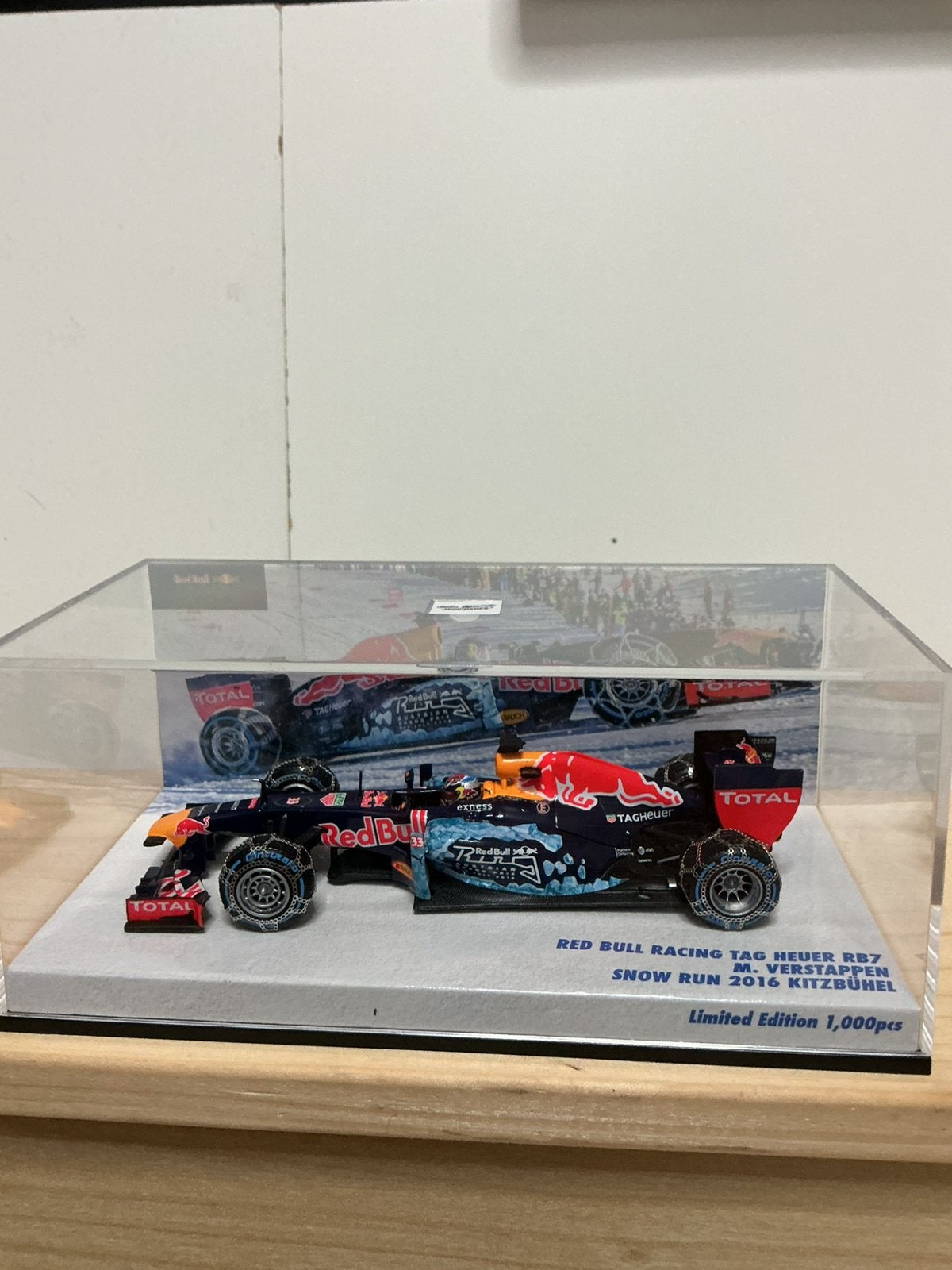 Rb7 snowrun Max Verstappen 1:43, Ophalen of Verzenden, Zo goed als nieuw, Auto