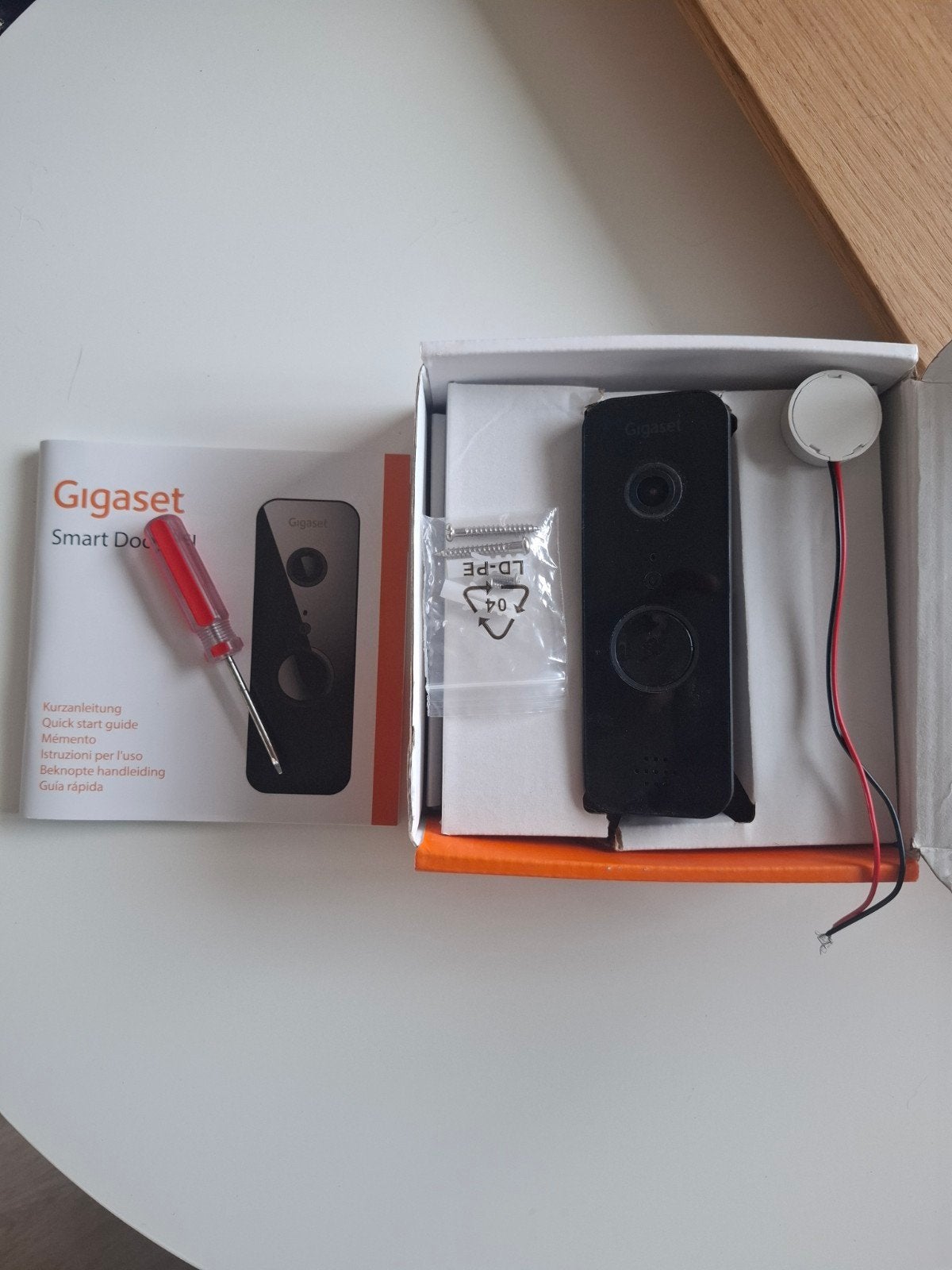 Gigaset Smart Doorbell, Ophalen of Verzenden, Bewegingsdetectiesensor, Nieuw, Draadloos