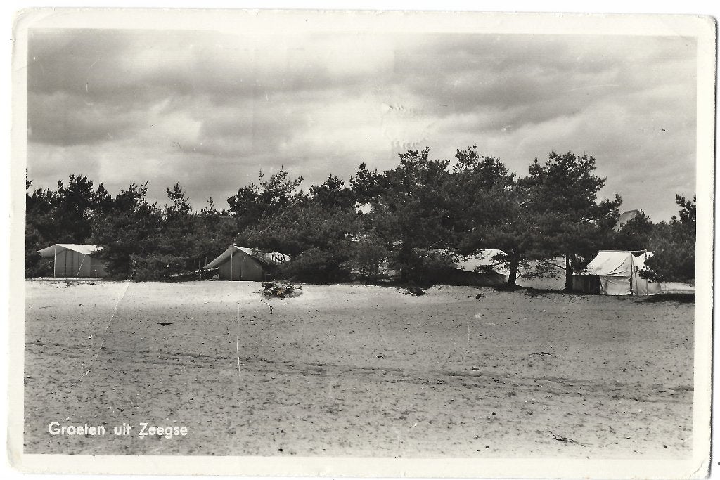 Zeegse, Groeten uit Zeegse - Opruimingskaart, Verzenden, 1940 tot 1960, Gelopen, Drenthe