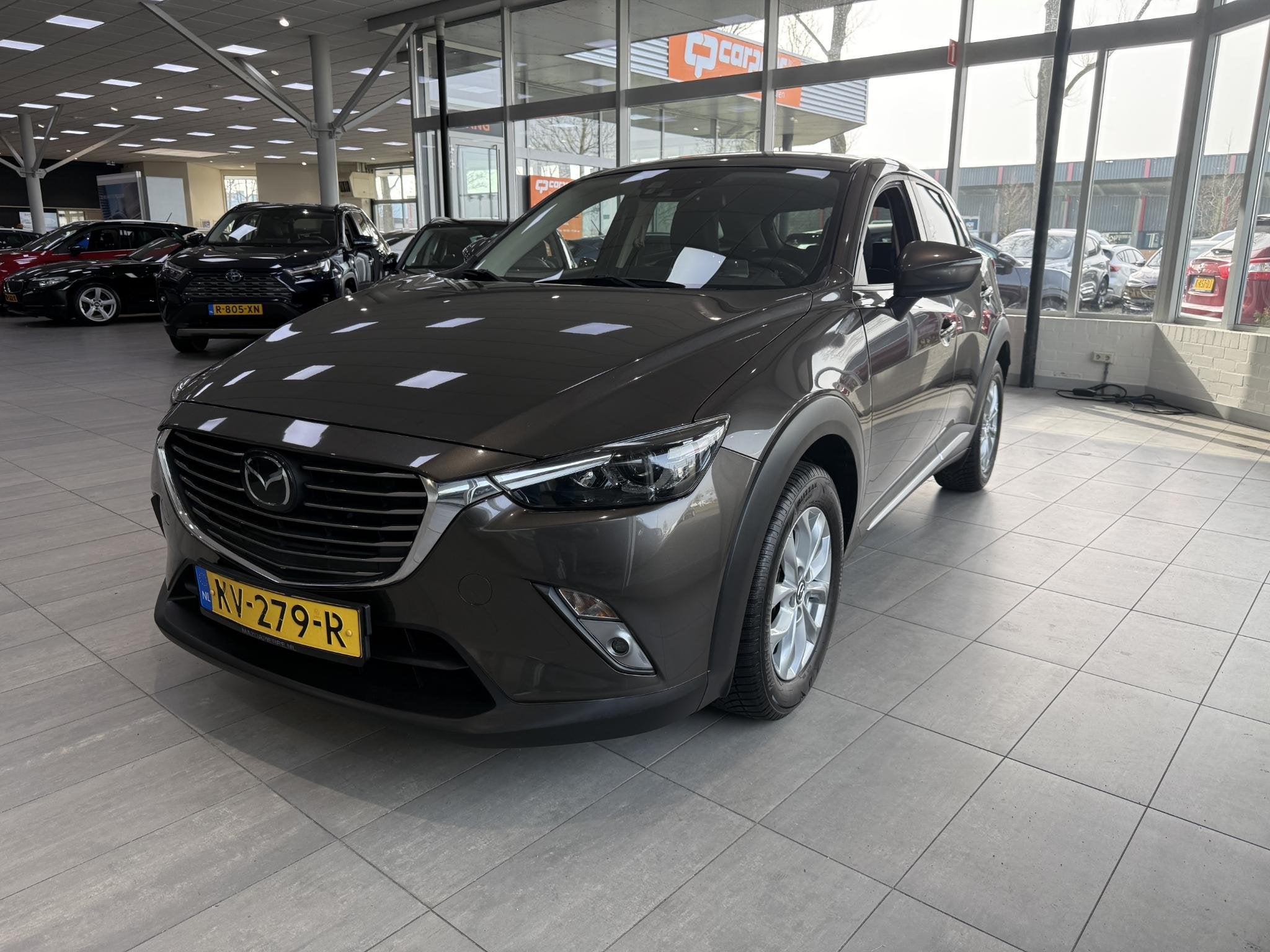 Mazda CX-3 2.0 SkyActiv-G 120 GT-M Automaat Half Leer, Auto's, 1998 cc, Bruin, SUV of Terreinwagen, CX-3