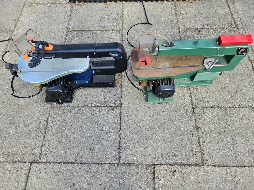 2 Figuurzagen: Top Craft TFZ-400 & Ferm SSM1005, Minder dan 30 mm, Gebruikt, Ophalen of Verzenden, Top Craft, Ferm