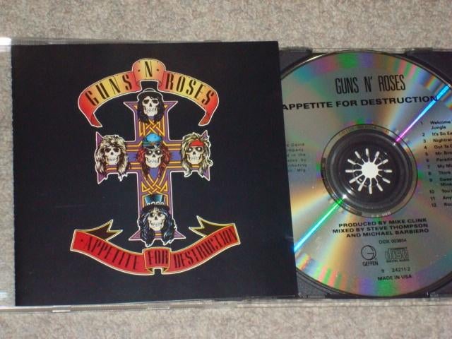 Guns n' Roses...Appetite for destruction.., Ophalen of Verzenden, Zo goed als nieuw, Progressive