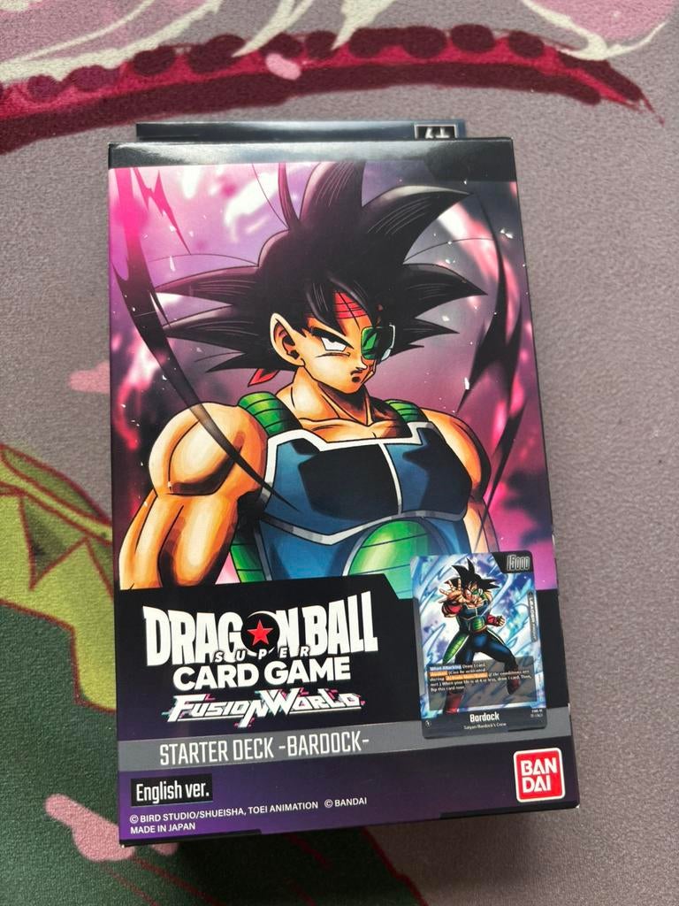 Starter Deck Bardock FS05 Dragon Ball Super Card Fusion, Ophalen of Verzenden, Zo goed als nieuw, Speeldeck