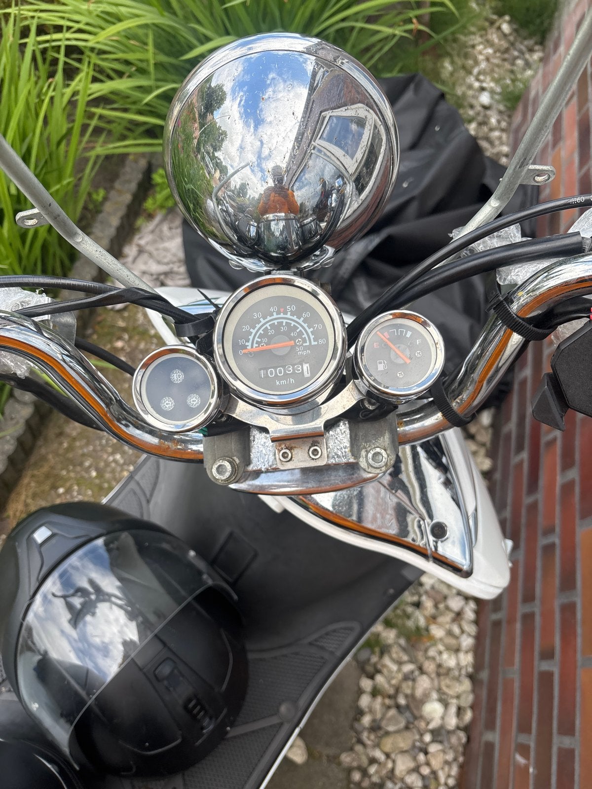 Sym Allo Scooter - Wit, 10033 km, Ophalen, Gebruikt, Maximaal 45 km/u, Allo
