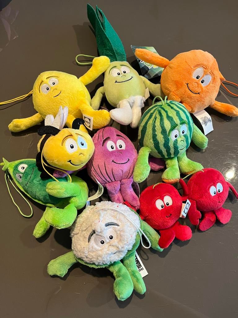 Complete set Vita Mini's Lidl - alle 9 knuffels, Lidl, Overige karakters, Overige typen, Nieuw