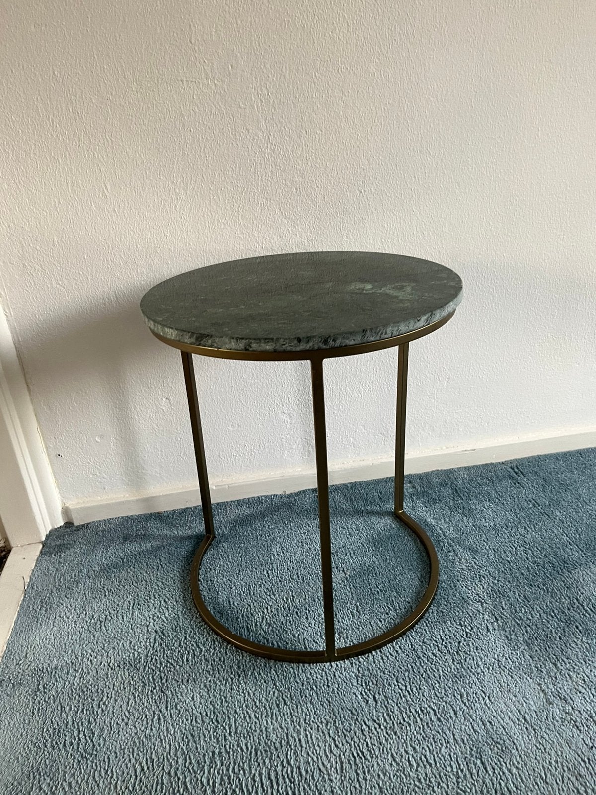 Bijzettafel marmer, Ophalen, Overige materialen, Minder dan 55 cm, Marmer