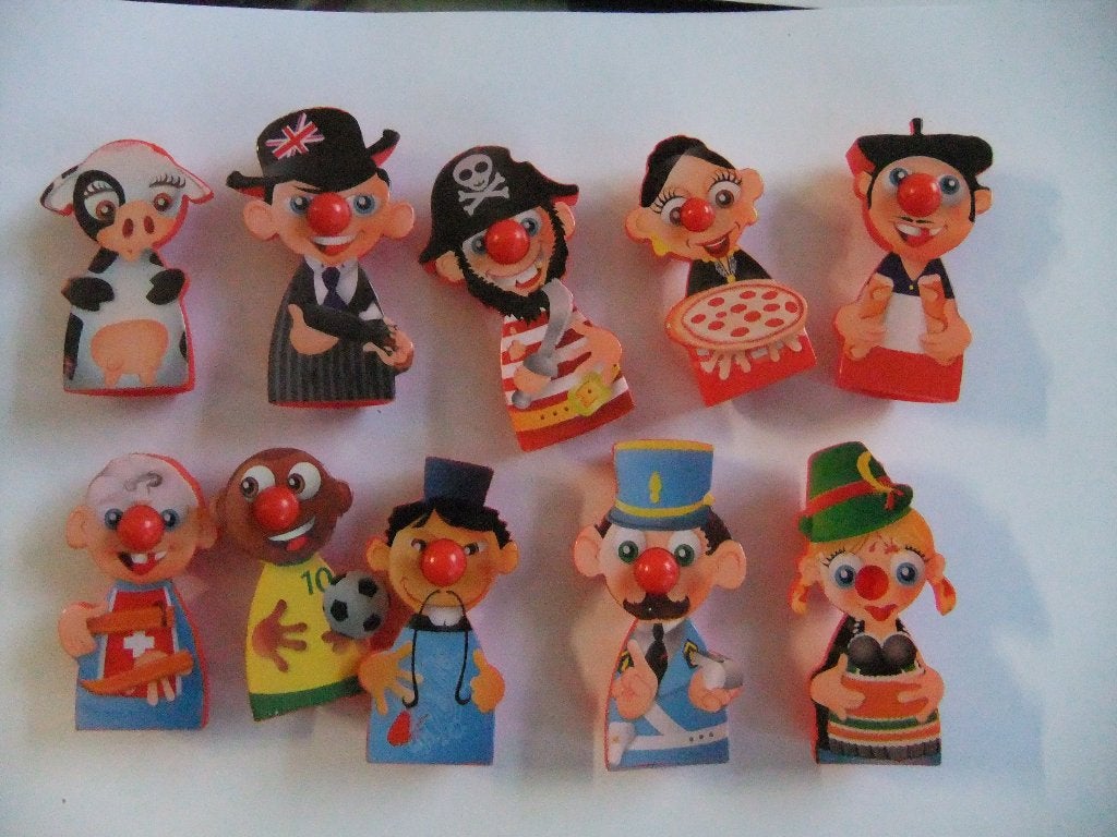 10 Efteling poppetjes set 2, Verzenden, Zo goed als nieuw, Beeldje of Poppetje